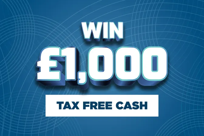 Win £1,000 Tax Free Cash