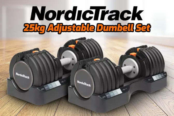 Win A Nordictrack 25kg Adjustable Dumbbell Set!
