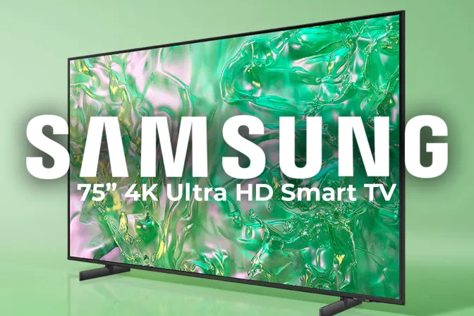 Win A Samsung 75" 4K Smart TV!