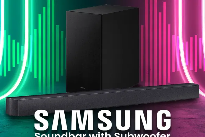 Win A Samsung Soundbar & Subwoofer!