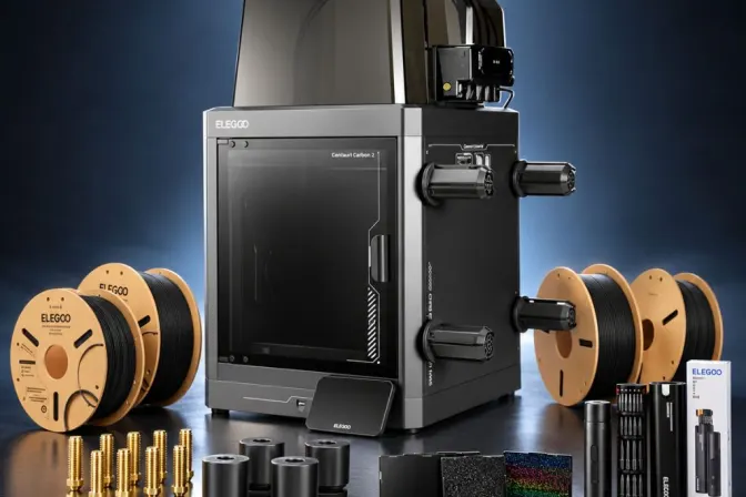 Centauri Carbon 2 Combo All-In-One Bundle 3D Printer