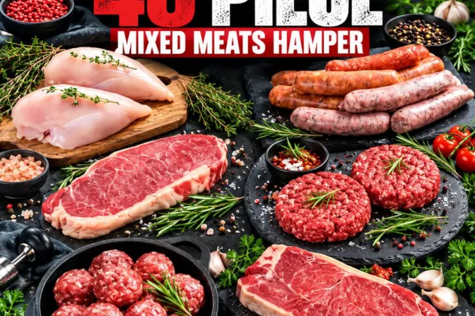 The Meat Man - 40 Piece Mixed Meats Hamper