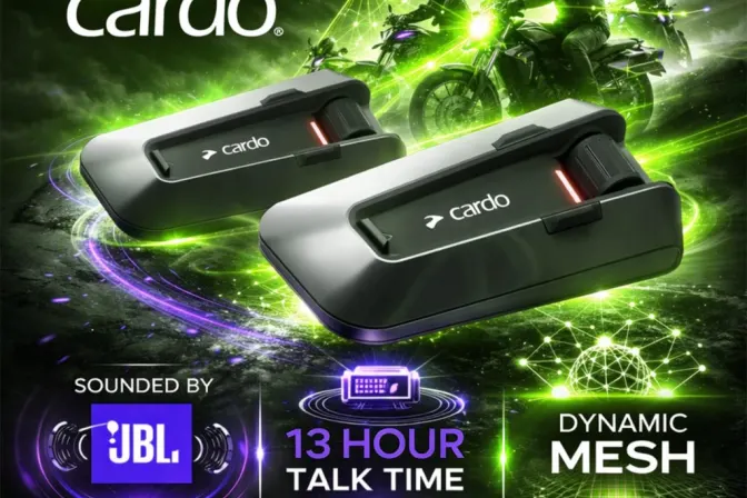 Cardo Packtalk Edge Mesh Intercom - Duo