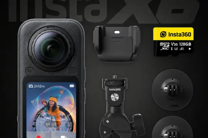 Insta360 X6 Motorcycle Bundle