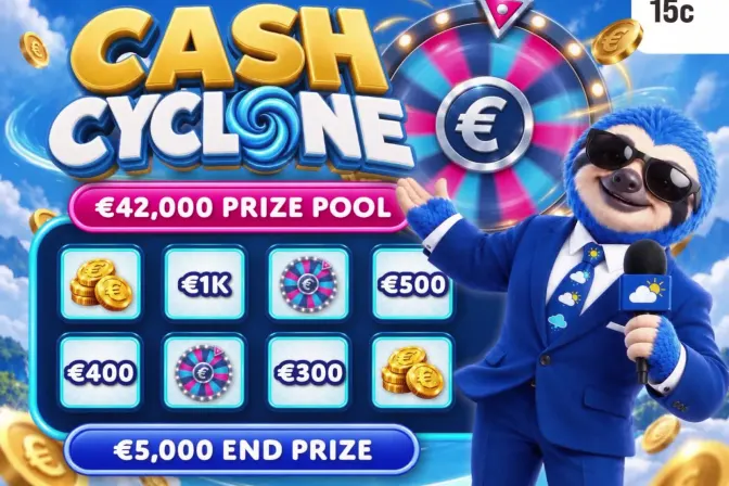 Seths Cash Cyclone - €42k Prize Pool - €5k End Prize