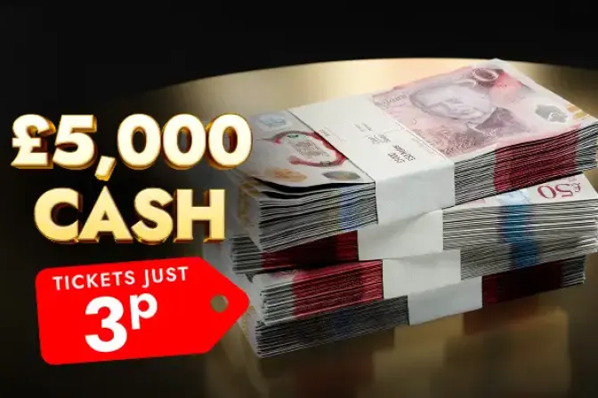 Win £5,000 Tax Free Cash