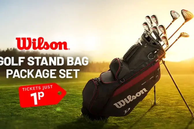 Wilson Men's 10 Piece Tour Golf Stand Bag Set