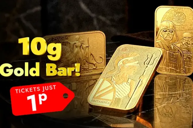 Win A 10g Gold Bullion Minted Bar