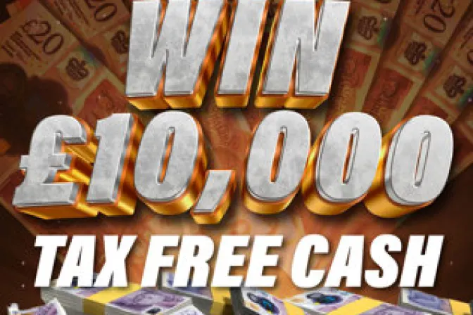Win £10,000 Tax Free Cash for 5p!