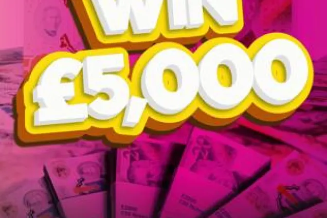 Win £5,000 Tax Free Cash for 1p!