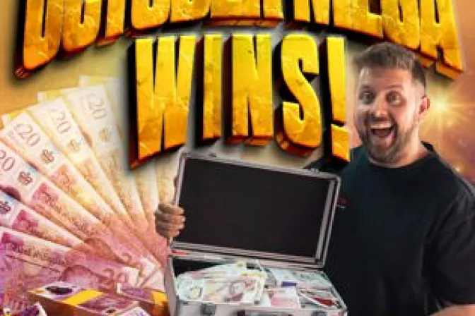 October Mega Wins Instant Win + £2,500 End Prize!