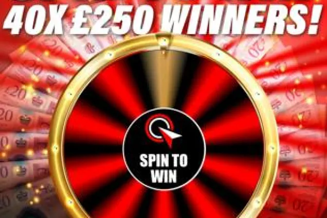 40 Winners of £250 Tax Free Cash