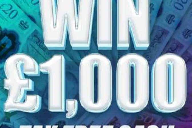 Win £1,000 Tax Free Cash
