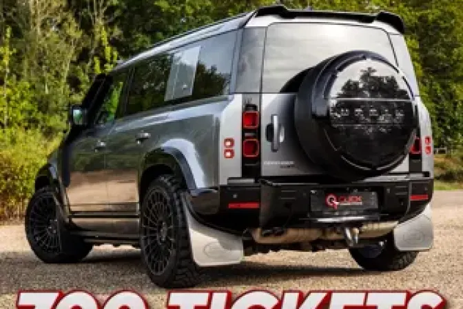 Win 700 Tickets Into the Land Rover Defender 110 Se D Competition!