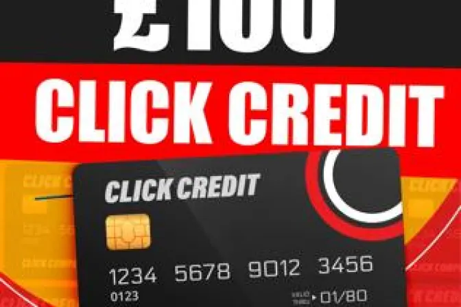 Win £100 Click Credit for 10p!