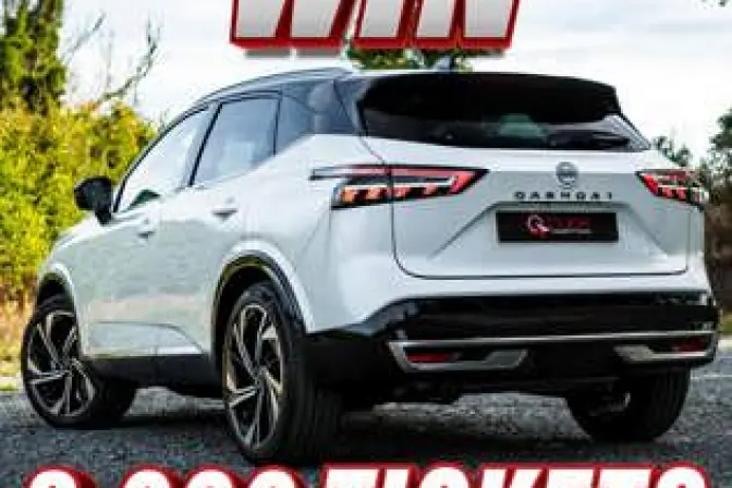 Win 3,000 Tickets Into the Brand New 2026 Nissan Qashqai Dig-T Tekna+ & £1,000 Competition!