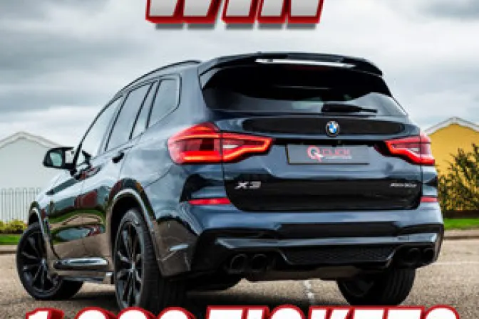Win 1,000 Tickets Into the BMW X3 X-Drive 30D M-Sport + £5,000 Cash Competition!