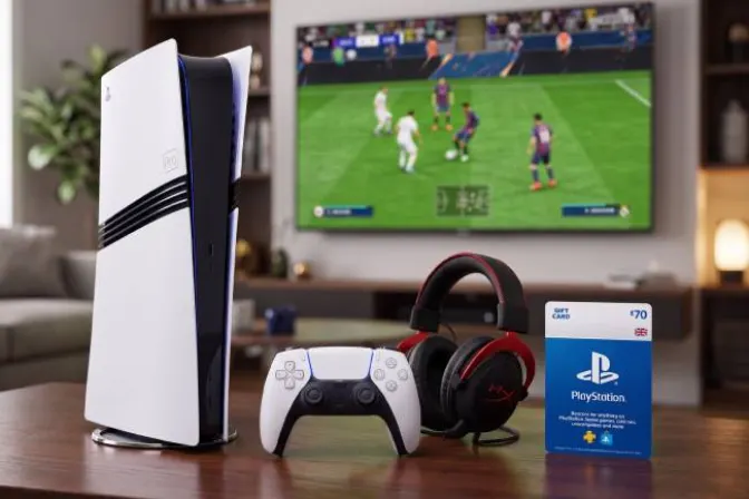 Win This Playstation 5 Pro and Gaming Headset Bundle