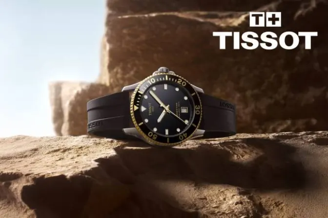 Win This Tissot Seastar 1000 Black Dial Gold Pvd Steel Quartz Watch