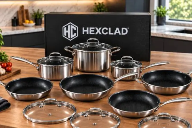 Win This 13 Pc Hexclad Hybrid Cookware Set