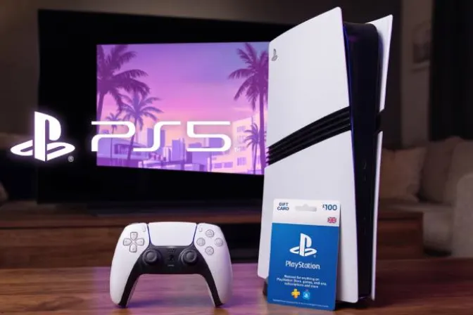 Win This Playstation 5 Pro with £100 Gift Card to Pre-Order Gta Vi