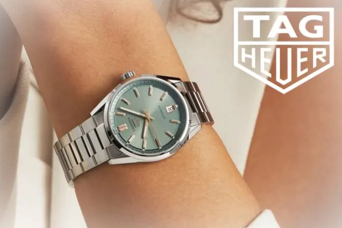 Win This Tag Heuer Carrera Date 36mm Green Dial Automatic Ladies Watch