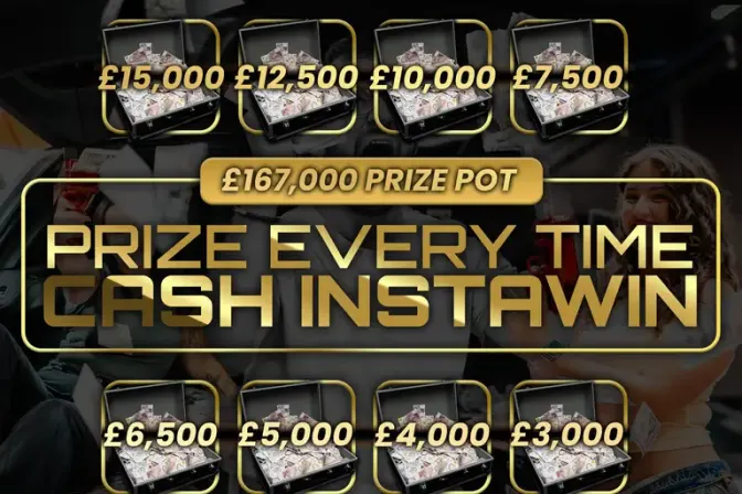 Prize Every Time Cash Instawin