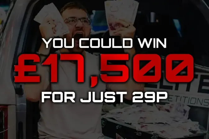 Win £17,500 Cash Tax Free - in Your Bank Straight After the Draw
