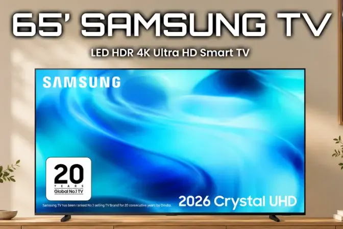 Samsung 65 Inch LED HDR 4K Ultra HD Smart TV