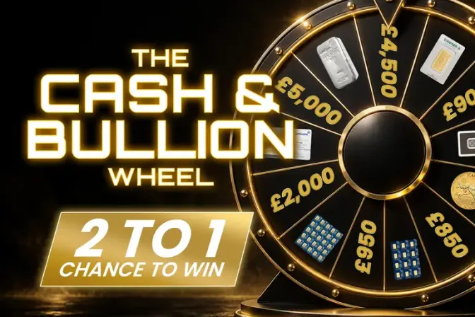 The 2/1 Chance Cash & Bullion Wheel