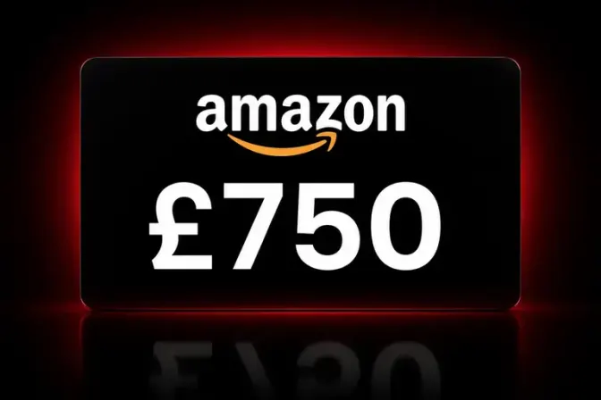 Massive £750 Amazon Gift Card to Spend As You Choose