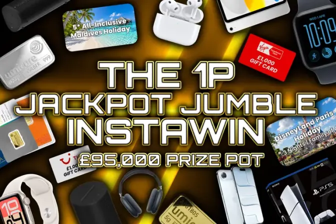 The 1p Jackpot Jumble Instawin