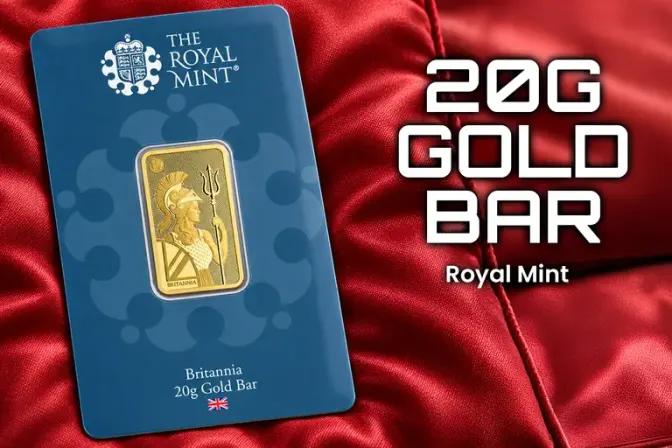 Royal Mint 20g Solid Gold Bar