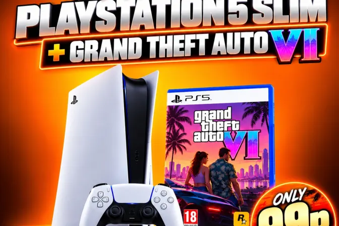 PS5 Slim + Grand Theft Auto Vi