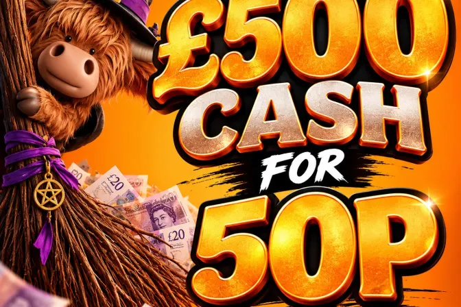 £500 Cash for 50p