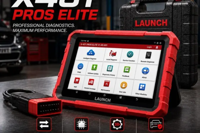 Launch X431 Pro Elite OBD2 Diagnostic Tool Scanner
