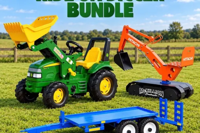Kids Ride on Digger Bundle