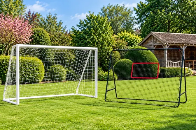Kids Football & Rebound Net