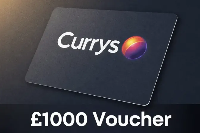 £1000 Currys Voucher