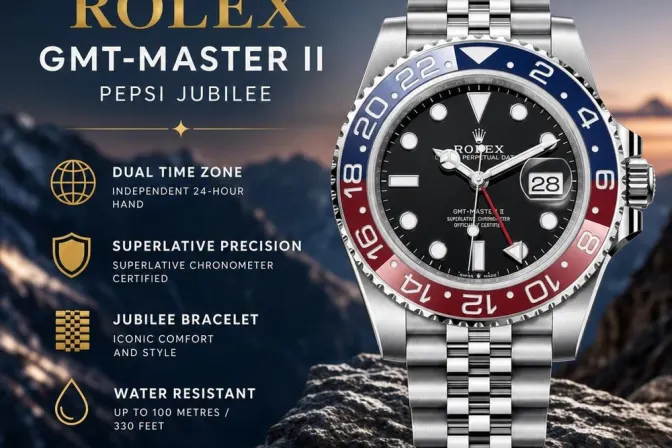 New 2026 Rolex Gmt-Master Ii Pepsi Jubilee