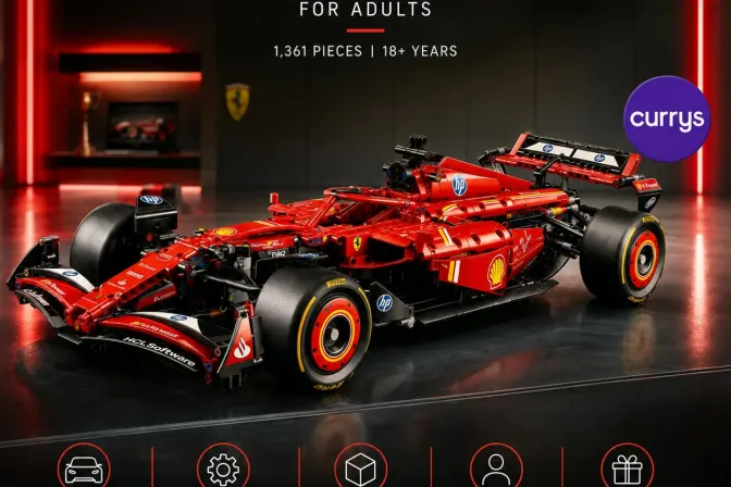 Lego Technic 42207 Ferrari Sf-24 F1 Car Set for Adults