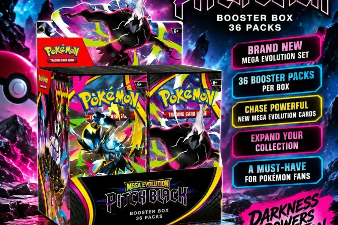 New Release Pokemon Tcg Pitch Black Booster Box 36 Packs