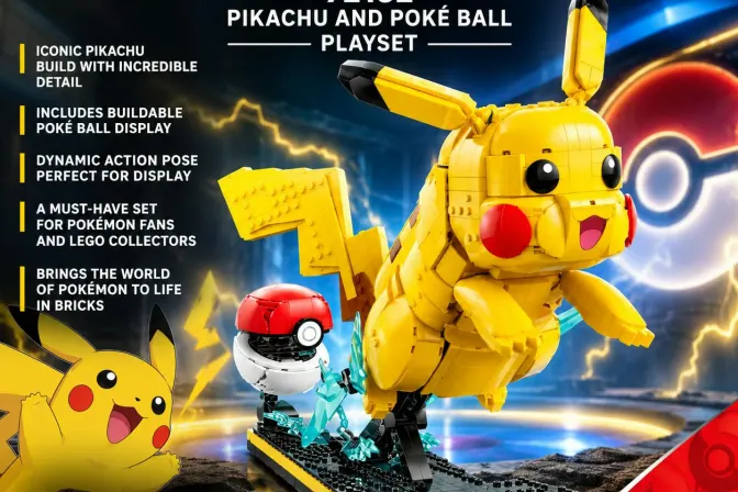 Lego® Pokémon™ 72152 Pikachu and Poké Ball Play Set
