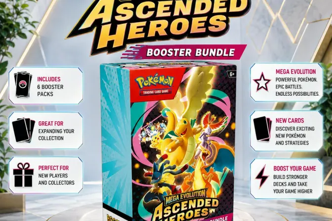 New Sealed Ascended Heroes Booster Bundle