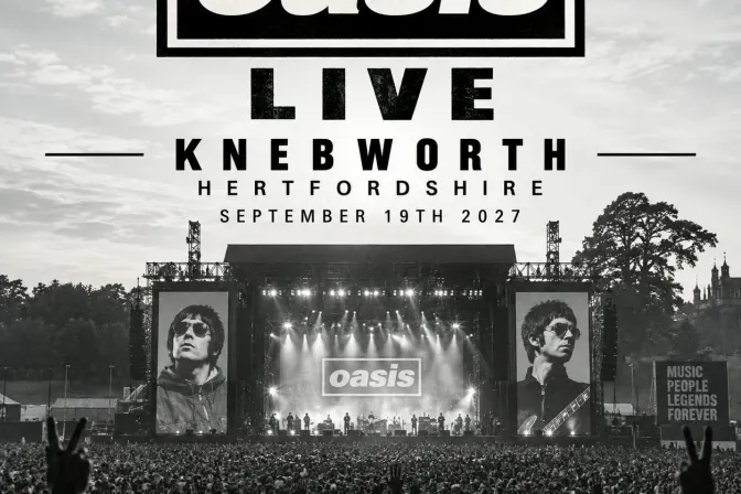 2 X Oasis Live Knebworth Hertfordshire September 19Th 2027 Standing