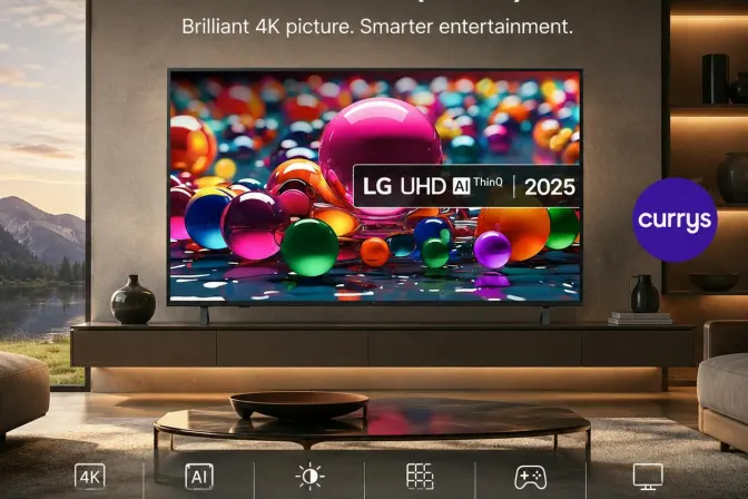 LG Ua75 65" 4K HDR Ai Smart TV - Big-Screen Entertainment