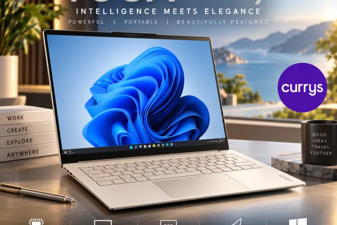 Lenovo Yoga Slim 7 14" Laptop - Intel® Core™ Ultra 5, 512 Gb SSD, Seashell