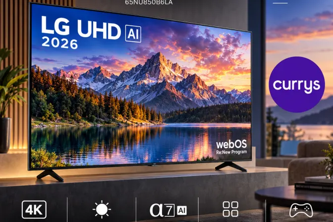 LG Nu85 65" LED 4K HDR Smart TV 2026 - 65Nu850B6La