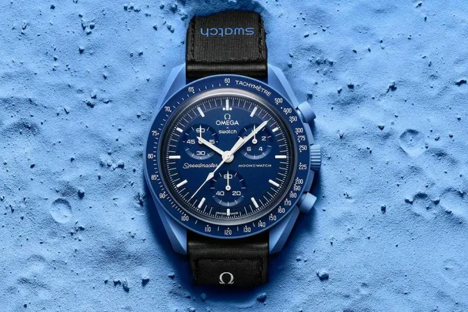 Omega X Swatch Mission to Neptune Bioceramic Moonswatch