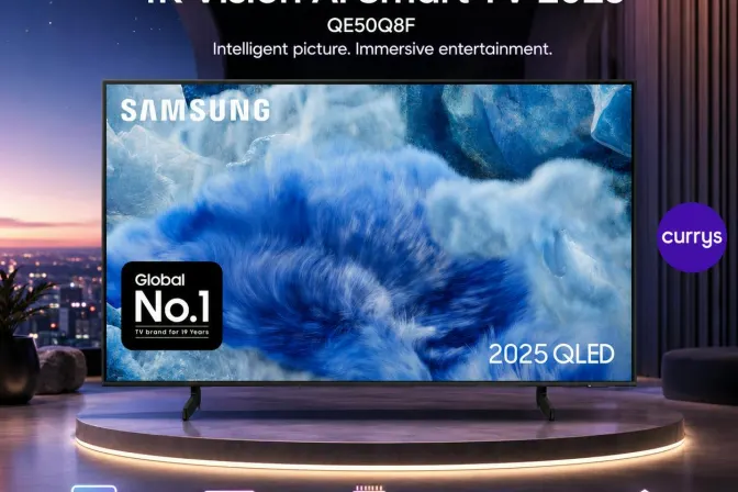 Samsung Q8F 50" QLED 4K Vision Ai Smart TV